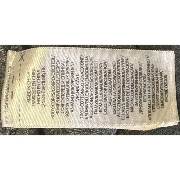 Polo Ralph Lauren Mens Sweater 100% Pima Cotton Long Sleeve Pullover Gray Size L - Picture 10 of 14